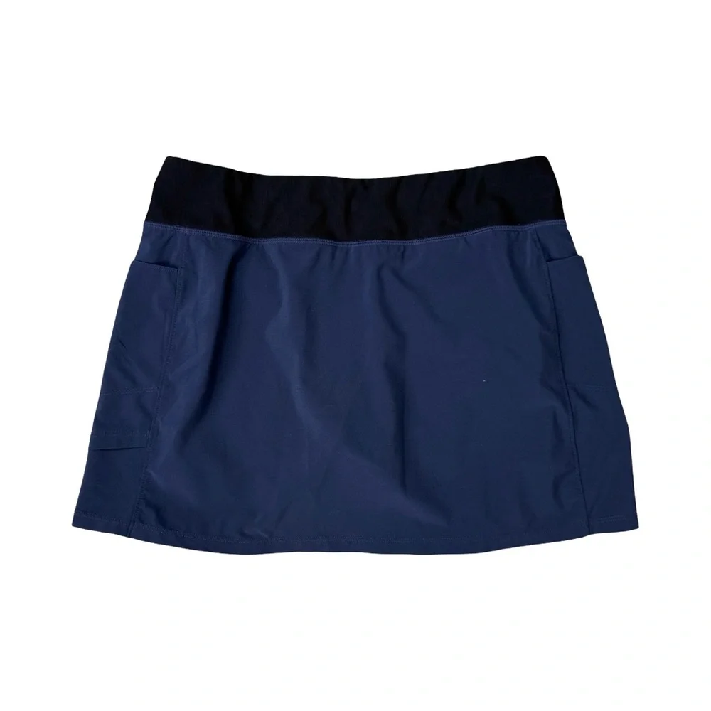Smartwool Merino Sport Skort Skirt
Built In Shorts Navy Black Athleisure Small - Picture 6 of 8